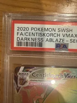 Centiskorch VMAX 191/189 Holofoil Pokemon SWSH03: Darkness Ablaze PSA 8 Graded - Image 3