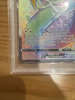 Centiskorch VMAX 191/189 Holofoil Pokemon SWSH03: Darkness Ablaze PSA 8 Graded - Image 5