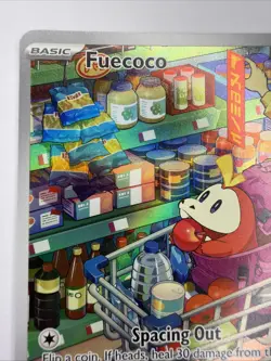 Pokemon TCG Fuecoco 201/193 Sv02: Paldea Evolved Illustration Rare Holo LP - Image 3