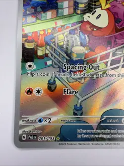 Pokemon TCG Fuecoco 201/193 Sv02: Paldea Evolved Illustration Rare Holo LP - Image 4