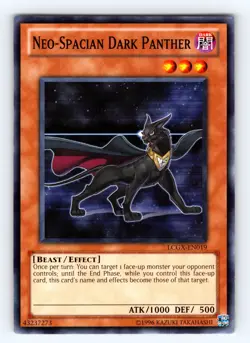 Yugioh Neo-Spacian Dark Panther LCGX-EN019 Unlimited Common - NM 💎 - Image 1