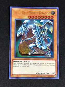 YUGIOH BLUE-EYES WHITE DRAGON LCKC-EN001 ULTRA - Image 1