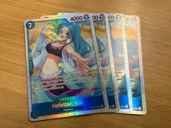 4 X Nefeltari Vivi (EB04-025 SR) - Azure Sea's Seven (One Piece) ENGLISH - Image 1