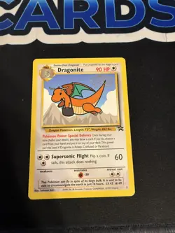 Dragonite Black Star Promo Card No.5 Kids WB Presents POKEMON The First Movie! - Image 1