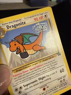 Dragonite Black Star Promo Card No.5 Kids WB Presents POKEMON The First Movie! - Image 2
