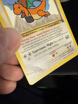 Dragonite Black Star Promo Card No.5 Kids WB Presents POKEMON The First Movie! - Image 3
