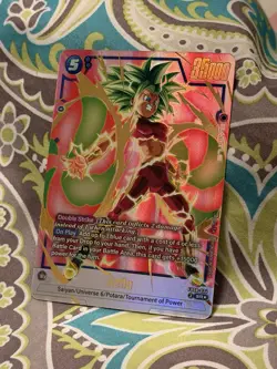 Kefla FB08-034 Alternate Art Saiyan's Pride Dragon Ball English Card Fusion Worl - Image 2