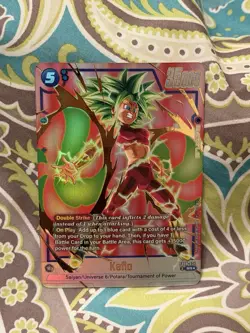 Kefla FB08-034 Alternate Art Saiyan's Pride Dragon Ball English Card Fusion Worl - Image 3
