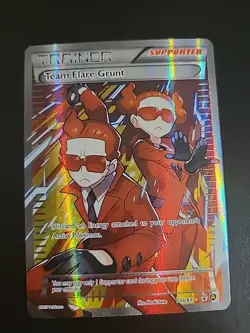 Team Flare Grunt - 73a/83 - Pokemon XY Promo Alternate Ultra Rare Card LP/Crease - Image 1