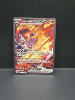 Pokemon TCG Team Rockets Moltres EX Holo Card 229/182 Sir Destined Rivals - Image 1