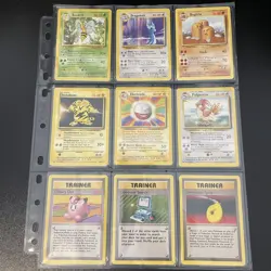 Vintage Complete Pokemon Non Holo Base Set 17-102 WOTC card collection 1999 🔥 - Image 1