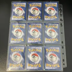 Vintage Complete Pokemon Non Holo Base Set 17-102 WOTC card collection 1999 🔥 - Image 2