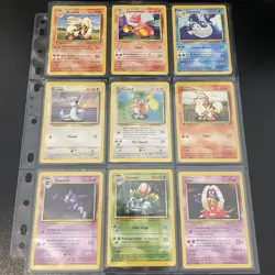 Vintage Complete Pokemon Non Holo Base Set 17-102 WOTC card collection 1999 🔥 - Image 5