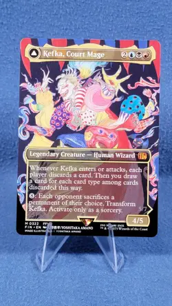 Kefka, Court Mage (0322) (Borderless) M FINAL FANTASY 322 NM - Ships In a Box! - Image 1