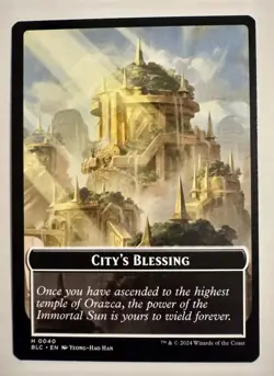 Hamster / City's Blessing Double Sided Token [Bloomburrow] MTG - Image 2