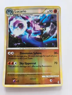 Pokemon Lucario Reverse Holo Call of Legends 14/95 LP - Image 1