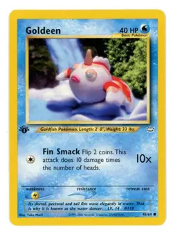 Goldeen 45/64 1st Edition Neo Revelation Pokemon Card - Image 1