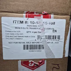 Pokemon TCG Ascended Heroes Pokemon Center Elite Trainer Box ETB EMPTY CASE BOX - Image 2