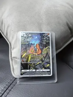 🔥Pokemon TCG Pocket Charmander Genetic Apex CUSTOM Full Alt Art Holo+ TOPLOADER - Image 2