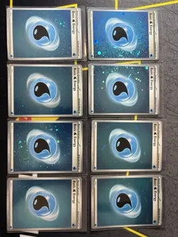 Pokemon TCG 8x Water Energy Cosmos Holo Scarlet And Violet 151 - Near Mint!! - Image 2