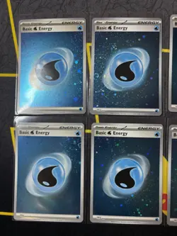 Pokemon TCG 8x Water Energy Cosmos Holo Scarlet And Violet 151 - Near Mint!! - Image 4