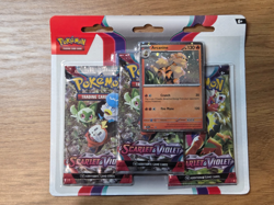 Pokemon TCG Sealed Scarlet & Violet 3 Pack Blister Arcanine Promo SVP 011 - Image 1