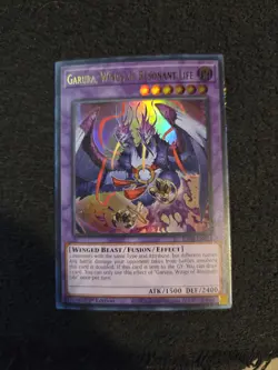 1X Garura, Wings of Resonant Life - RA02-EN024 - Ultra Rare 1st Edition - Image 1