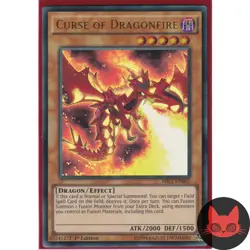 Yugioh Curse of Dragonfire MILI-EN002 Ultra Rare 1st Edition NM - Image 1