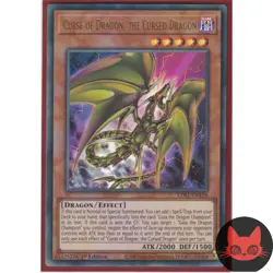 Yugioh Curse of Dragon, the Cursed Dragon LDS1-EN118 Ultra Rare 1st Edition NM - Image 1