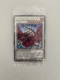Yugioh Black Rose Dragon TN23-EN014 Quarter Century Secret Rare 1st Ed NM Sealed - Image 1