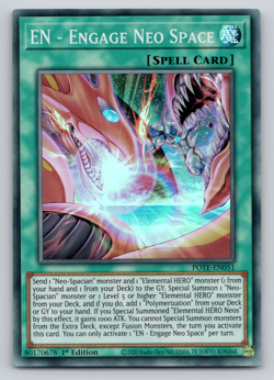 EN - Engage Neo Space - POTE-EN051 - Super Rare - 1st Edition - Yugioh - Image 1