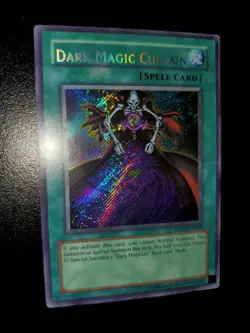 Yugioh 2007 Dark Magic Curtain SCR (Full Holo Bleed🩸) PP01-EN008 Near Mint - Image 2