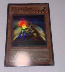 Yugioh Z-Metal Tank MFC-006 Super Rare Unl Original Print (MP) - Image 1