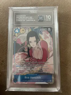 TAG 10 Boa Hancock (Illustration Box Vol.1) ST17-004 One Piece Promo Card Foil - Image 1