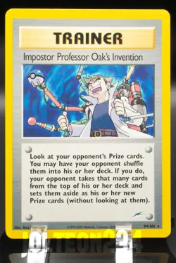 Pokemon TCG Card - Impostor Professor Oak's Invention 94/105 Neo Destiny Rare - Image 1
