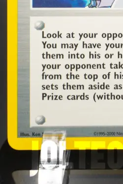 Pokemon TCG Card - Impostor Professor Oak's Invention 94/105 Neo Destiny Rare - Image 4