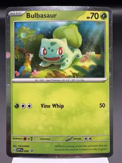 Bulbasaur SVP046 - Holo Rare - Scarlet & Violet Promo Pokemon Card NM - Image 1