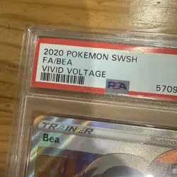 Pokemon Bea 180/185 Vivid Voltage - Full Art Trainer Card Ultra Rare PSA 9 MINT - Image 3