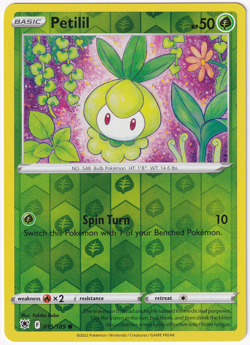 Petilil 015/189 Astral Radiance Reverse Holo 2022 Pokemon TCG Card NM - Image 1