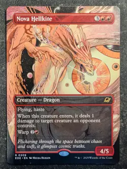 Nova Hellkite - Borderless - Edge of Eternities (MTG) - Image 1
