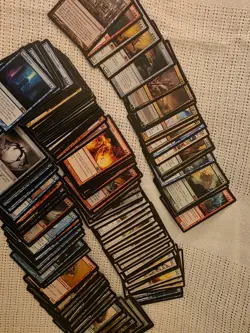 Magic the Gathering MTG Lot w/boxes, dice, sleeves, lands, foils, rare , vintage - Image 5