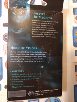 Magic the Gathering MtG Shadows Over Innistrad Horrific Visions Intro Deck - Image 3