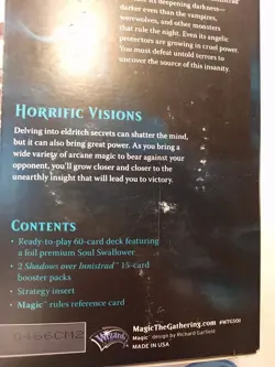 Magic the Gathering MtG Shadows Over Innistrad Horrific Visions Intro Deck - Image 5