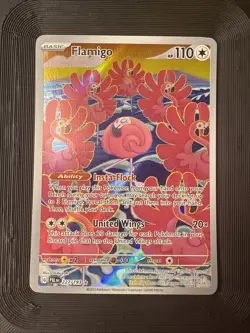 Flamigo - 227/193 - Illustration Rare - Paldea Evolved - Pokemon Card - NM/M - Image 1