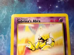 *1st Edition*! 2000 Vintage Pokemon Gym Challenge Sabrina’s Abra 93/132 NM - Image 3