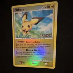 Pokemon TCG Pichu 45/100 Stormfront Reverse Holo Uncommon Basic 50HP 2008 - Image 2