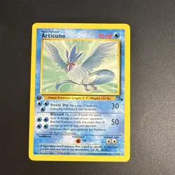 Pokemon TCG Articuno 1st Edition Fossil Rare non holo 17/62 - Image 1