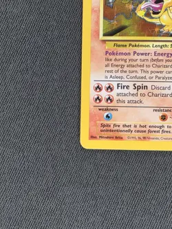 Pokemon TCG Charizard 4/102 Base Set Unlimited Holo Rare Card 1999 WOTC Vintage - Image 5