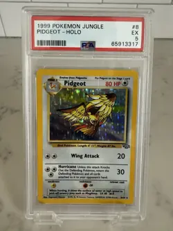 1999 Pokemon Jungle - Pidgeot Holo #8 - PSA 5 EX - Image 1
