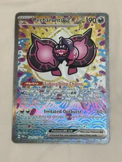 Pecharunt ex 163/131 Special Illustration Rare - Pokemon Prismatic Evolutions NM - Image 1